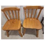Wooden Chairs, 29 In Tall