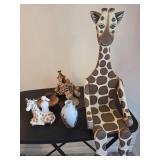 Giraffe-Themed Decor Lot