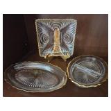 Hazel Atlas Sonic Wave Candy Dish