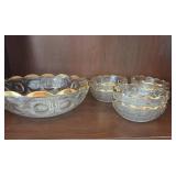 Vintage US Glass Co. Manhattan Set