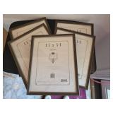 5 11ï¿½14 Brown Wall Frames