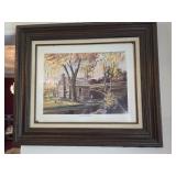 Sam Houston Print in Wooden Frame