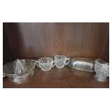 Vintage Glass Kitchenware Set