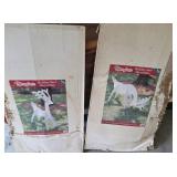 2 Wooden Reindeer Yard Decor