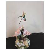 Porcelain Musical Hummingbird Figurine