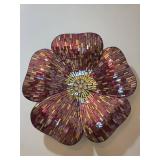 Red Flower Mosaic Wall Decor