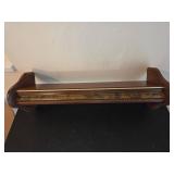 Wooden Shelf with Decorative Trim