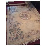 87in x 112in Floral Pattern Rug