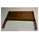 Vtg Wooden Sleigh Bed Frame