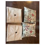 4 Decorative Throw Pillows