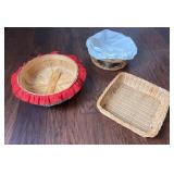 Three Woven Baskets