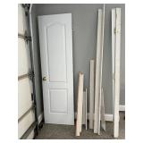 White Door and Frame Set