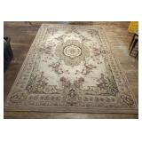 Area Rug with Floral Patterns