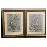 2 Framed Botanical Prints From Robert Furber