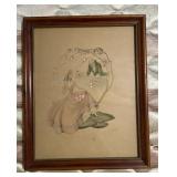 1939 M. Eggemeyer Victorian Courting Scene Hand