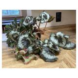 2 Plants-Rex Begonia and African Violet