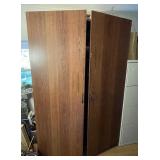 Wooden Wardrobe & Contents