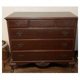 Vtg. Mahogany Chest Of Drawers w/6 Drawers