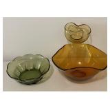 3 VTG. Indian Glass Pieces-Cont.