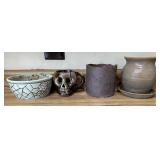 4pcs. of Various Pottery-See Photos