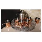 Copper Mug Set w/ Ice Bucket++