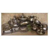 Vtg Pewter Tableware