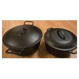 Lodge Cast Iron Dutch Ovens with Lids