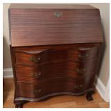 Mahogany Drop-Front Desk w/ Drawers