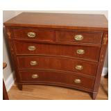 Hekman Inlaid Mahogany Chest of Drawers