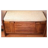 Mid-Century Modern Storage Bench