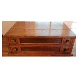 Antique 2 Drawer Spool Cabinet