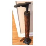 Vtg Cast Iron Cobbler Stand W/ Shoe Form