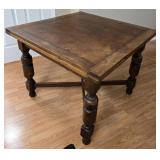 Vtg Wood Expandable Dining Table