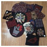Vtg Hand-Hooked Pieces