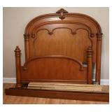 Ornate Queen Size Wooden Bed Frame