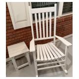 Rocking Chair & Side Table