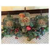 Decorative Metal and Glass Centerpiece