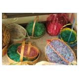 Easter-Themed Baskets and Decorations Lot