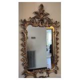 Gold Gilt Ornate Rectangular Wall Mirror