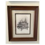 4 Framed Art Prints 10 x 12 in.-See Photos