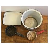 Vintage Enamel/Porcelain Cookware-See Photos