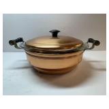 VTG Pyrex Copper Casserole Dish