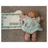 Cabbage Patch Kid Doll with Adoption Papers