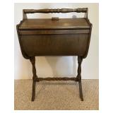 VTG Wooden Sewing Box-Cont.