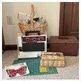 Viking 5710 Sewing Machine, 2 Sewing Baskets, &