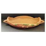Vtg Roseville Pottery Snowberry Console Bowl-Cont.