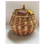Wicker Pumpkin Basket-See Photos