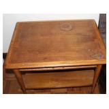 Lane Wooden Side Table with Lower Shelf