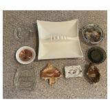 Collection of Assorted Ash Trays-See Photos