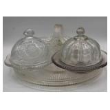 Glass Serving Items with Domes